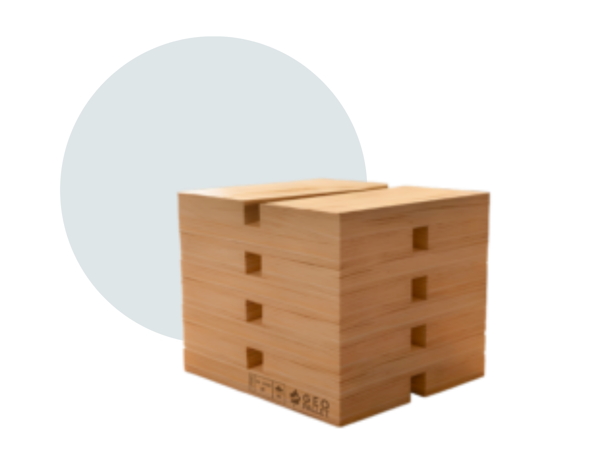 Wood cribbing