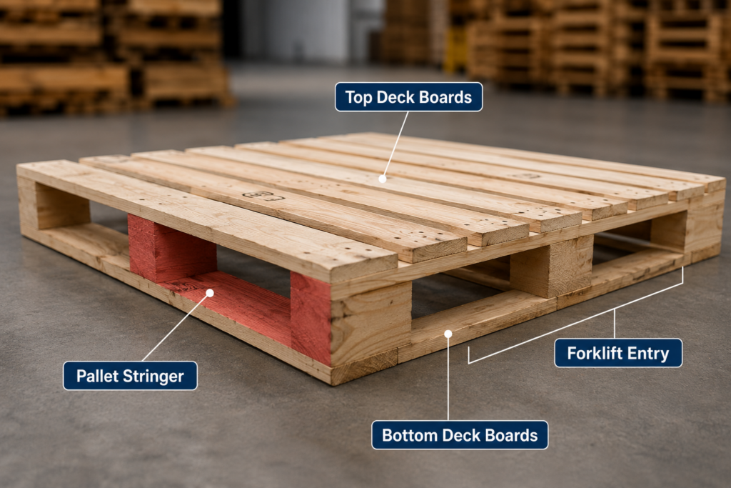 Stringer pallet structure explained